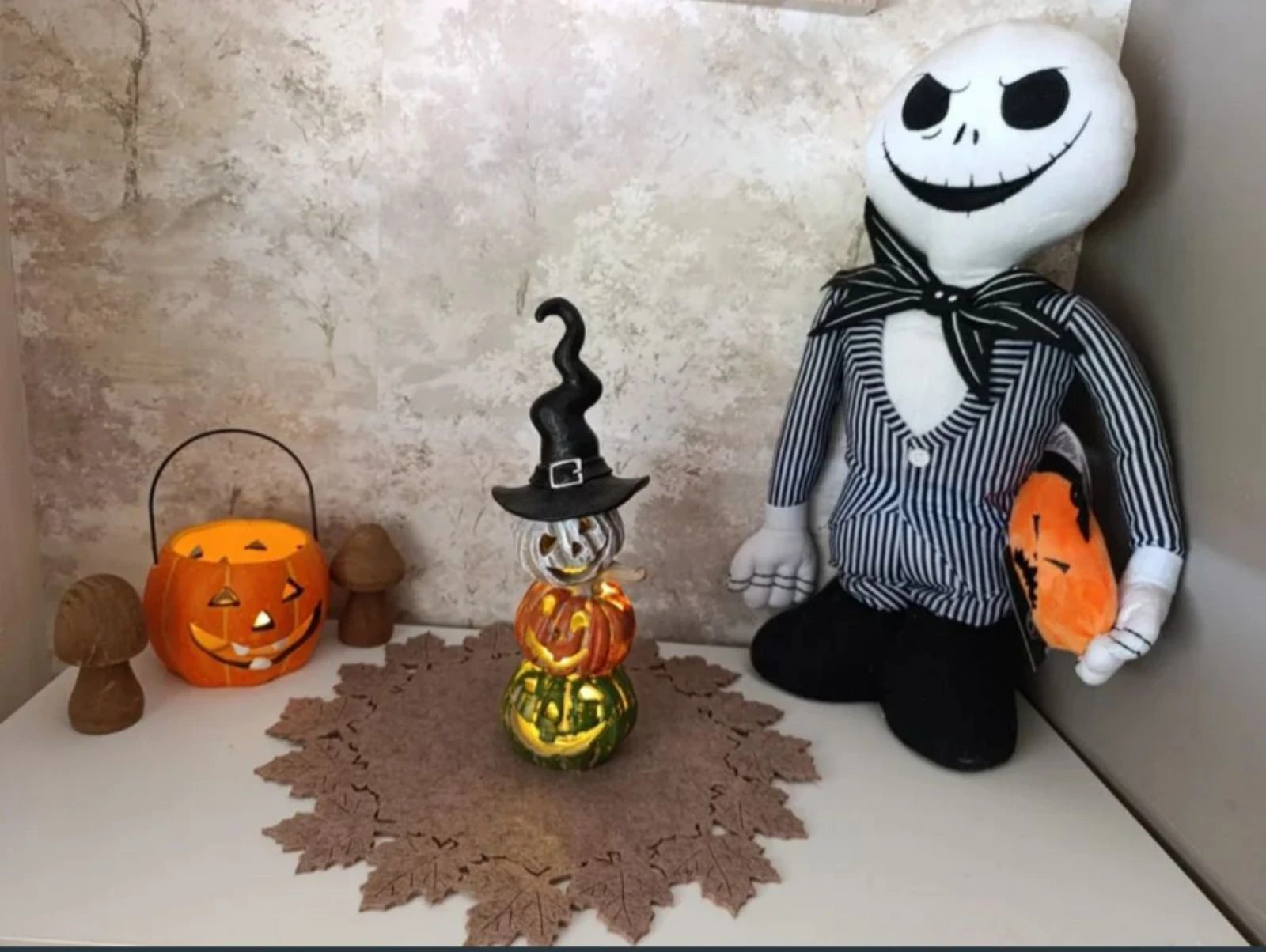 Trio calabazas halloween